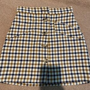 Plaid skirt